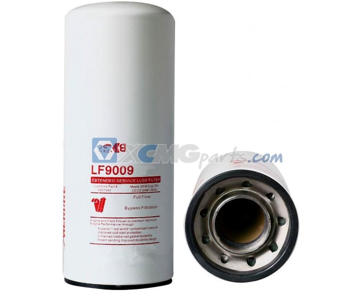 Motor oil filter for XCMG reference LF9009