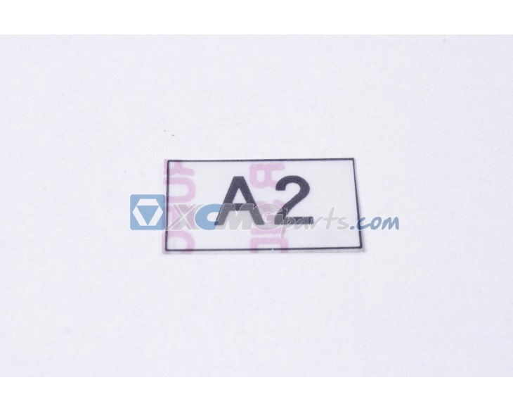 Inscription plate for Liebherr reference 602029108
