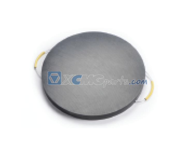 Rounded outrigger plate Ø 900 x 60 mm